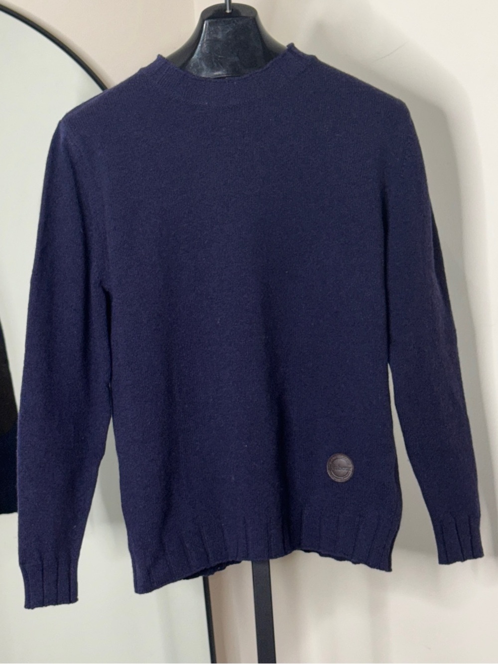Barbour Men’s Navy Stockman Crew Neck Sweater Size XL